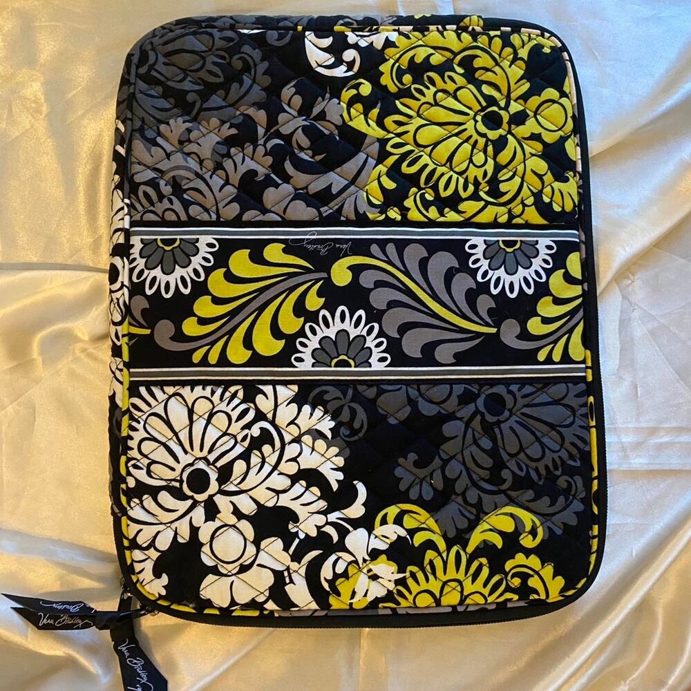Vera Bradley laptop sleeve case in the retired "Baroque" pattern